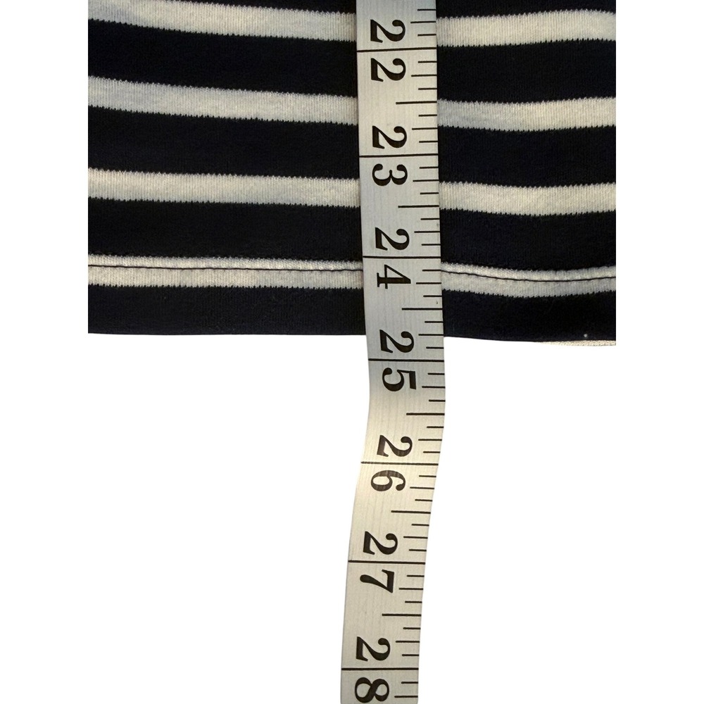 J. Crew Essential Tank Navy White Striped Cotton Sleeveless Top XS CQ465 NEW - Picture 6 of 7